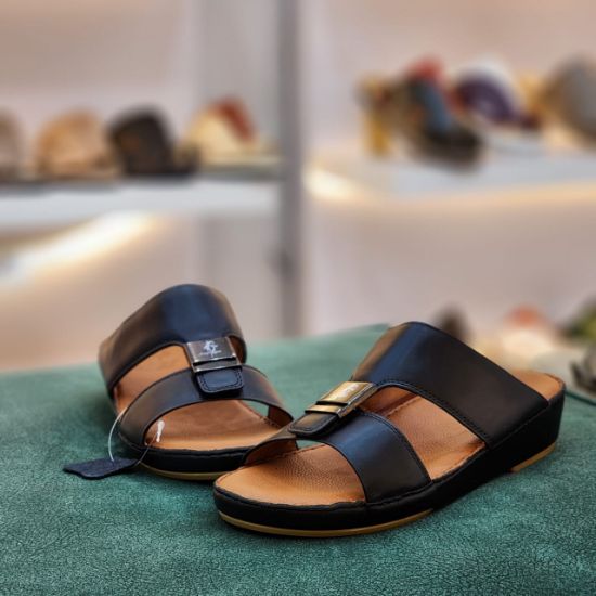 صورة حذاء تميمي جلد طبيعي مديل ت15